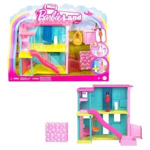 Barbie Mini BarbieLand Doll House Set Dreamhouse Surprise 1.5 inch doll Gift
